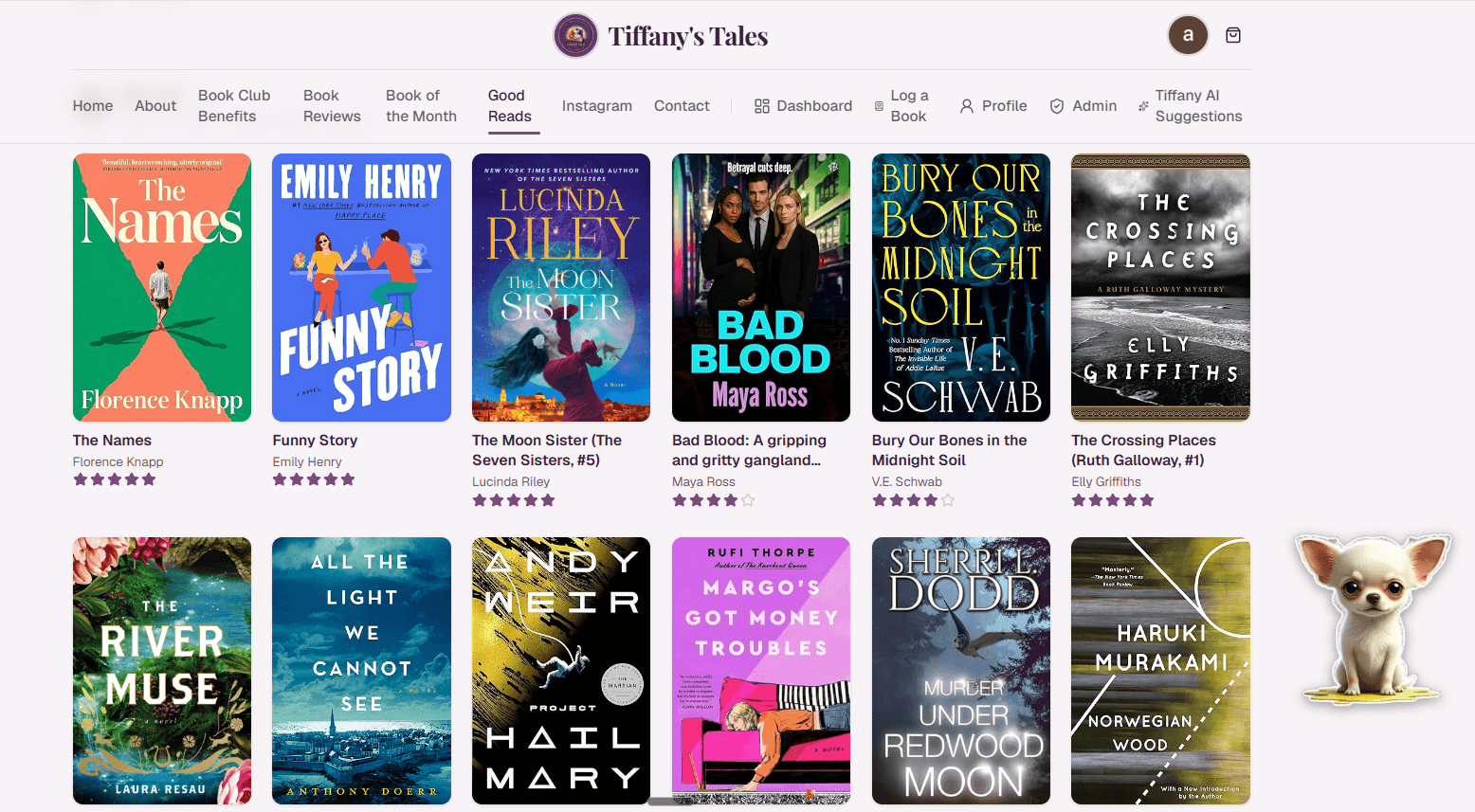 Tiffany's Tales — Good Reads page