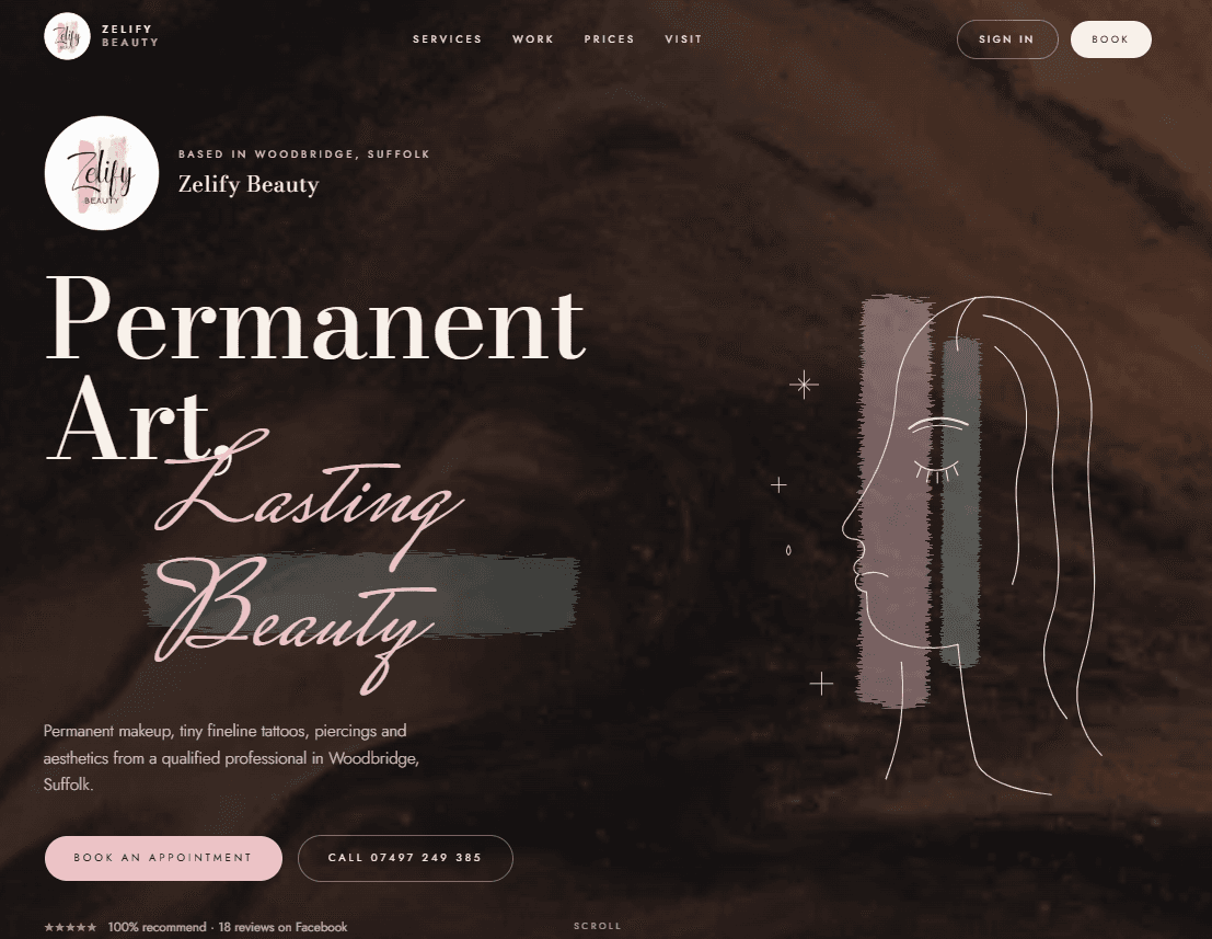 Zelify Beauty: Home
